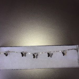Butterfly anklet